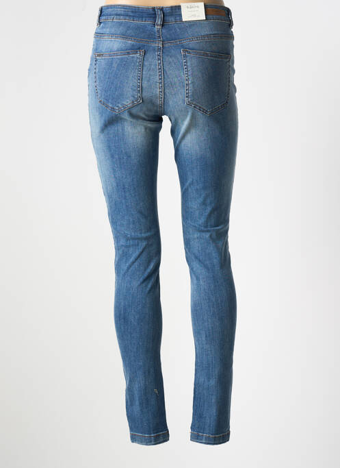 Jeans coupe slim stretch taille normale bleu B.YOUNG femme
