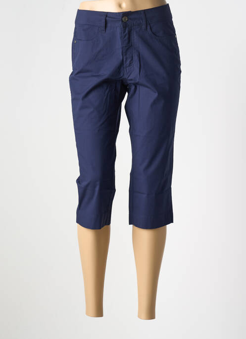 Pantacourt bleu JENSEN pour femme
