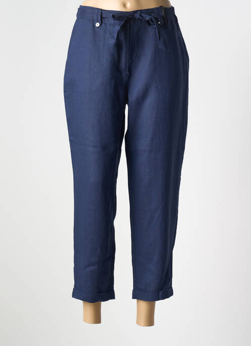 Pantacourt bleu JULIE GUERLANDE pour femme