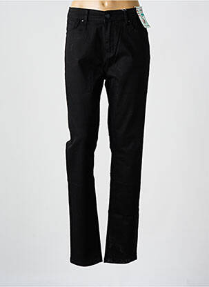 Pantalon droit stretch taille normale noir S.QUISE femme