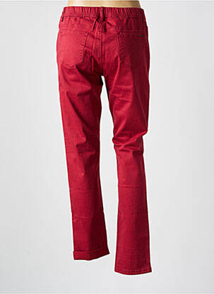Pantalon slim taille élastique taille normale rouge S.QUISE femme