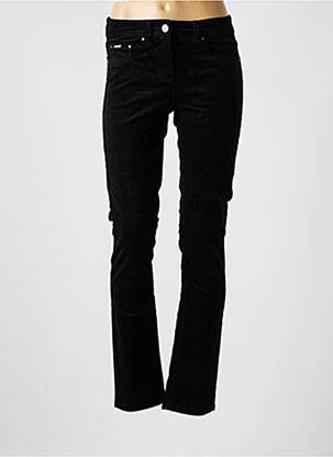 Pantalon droit stretch taille normale noir BRANDTEX femme