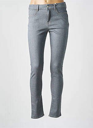 Jeans coupe slim stretch taille normale gris KANOPE femme