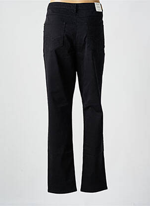 Pantalon slim tissage popeline taille normale noir KANOPE femme