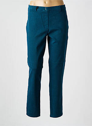 Pantalon slim taille élastique taille normale bleu EAST DRIVE femme