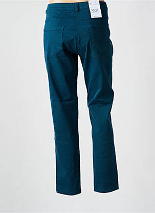 Pantalon slim taille élastique taille normale bleu EAST DRIVE femme