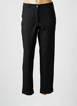 Pantalon droit stretch taille normale noir EAST DRIVE femme