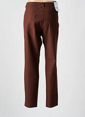 Pantalon droit marron EAST DRIVE pour femme seconde vue