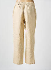 Pantalon large beige COPENHAGEN pour femme seconde vue