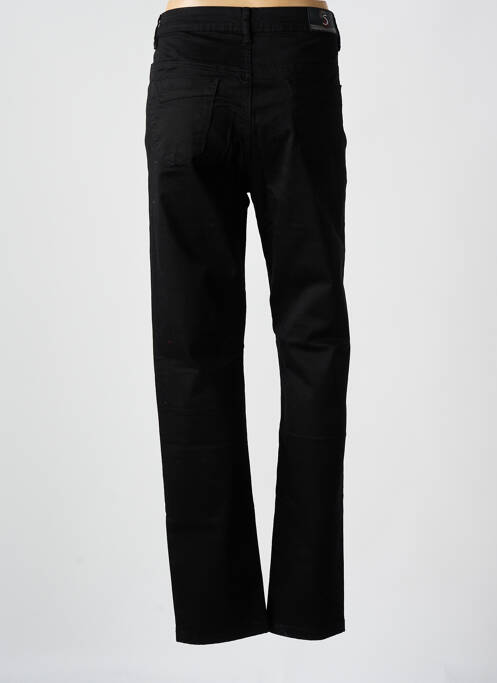Pantalon droit stretch taille normale noir S.QUISE femme