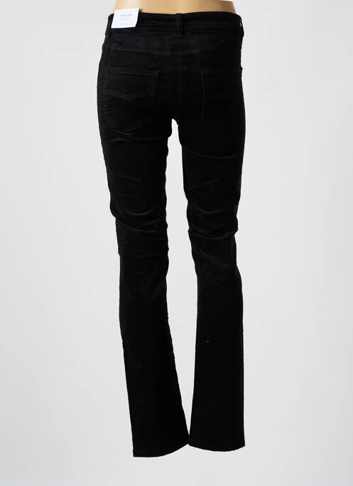 Pantalon droit stretch taille normale noir BRANDTEX femme
