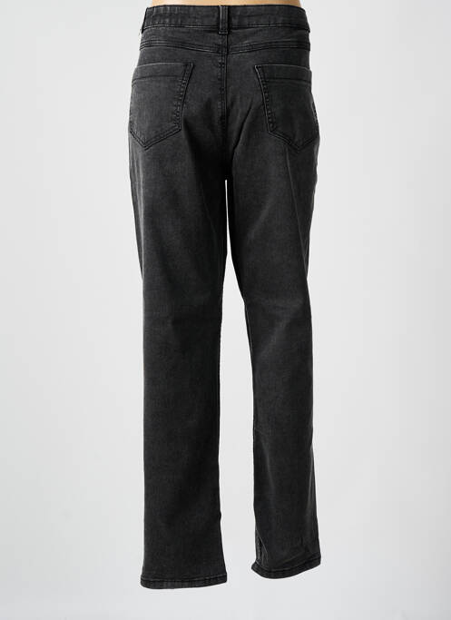 Pantalon slim tissage popeline taille normale gris JENSEN femme