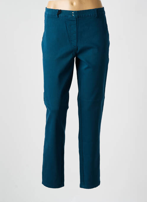 Pantalon slim taille élastique taille normale bleu EAST DRIVE femme