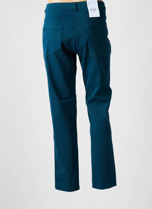 Pantalon slim taille élastique taille normale bleu EAST DRIVE femme