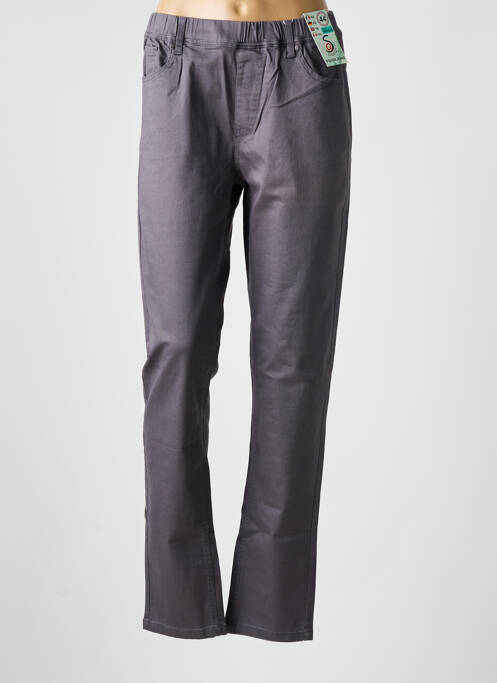 Pantalon slim gris S.QUISE pour femme