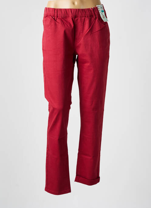 Pantalon slim rouge S.QUISE pour femme