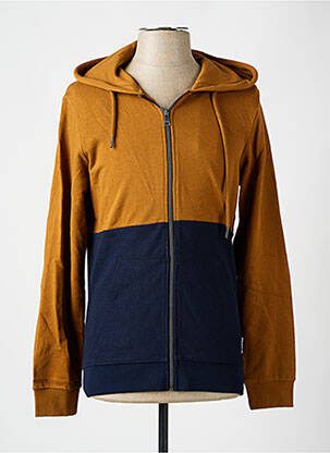 Veste casual resserrée sur le bas marron TOM TAILOR homme