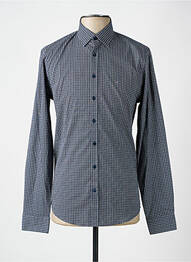 Chemise manches longues imprimé fantaisie bleu BENSON & CHERRY homme