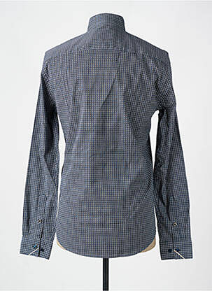 Chemise manches longues manches longues bleu BENSON & CHERRY homme