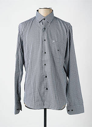 Chemise manches longues imprimé fantaisie gris DARIO BELTRAN homme