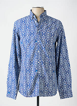 Chemise manches longues bleu CAMBRIDGE pour homme