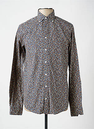 Chemise manches longues bleu CAMBRIDGE pour homme