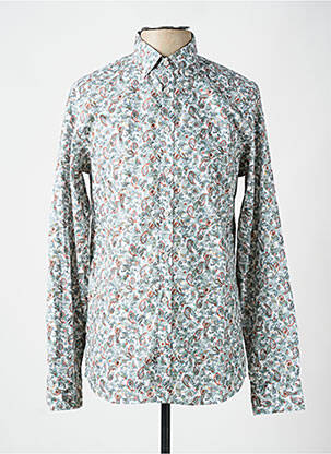 Chemise manches longues vert CAMBRIDGE pour homme