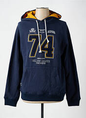 Sweat-shirt à capuche bleu DEELUXE pour homme seconde vue