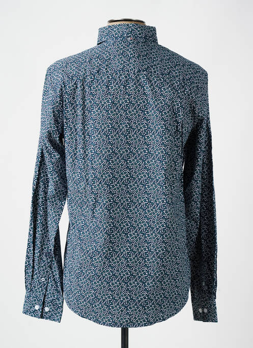 Chemise manches longues imprimé fantaisie bleu CAMBRIDGE homme