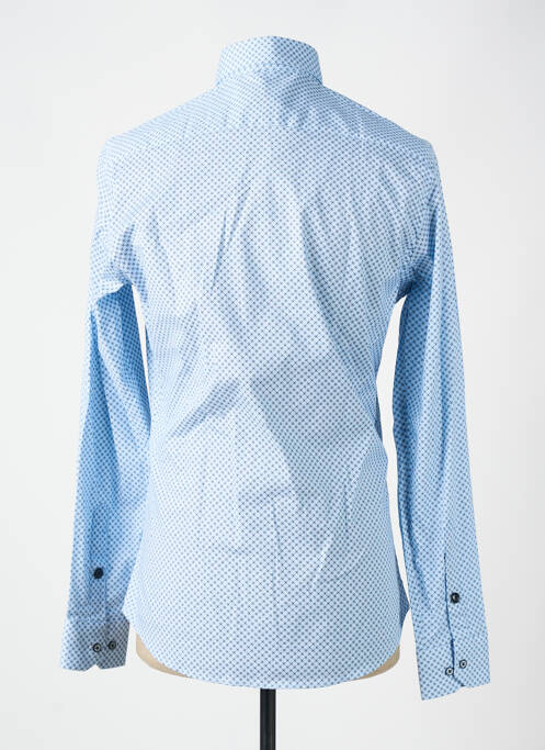 Chemise manches longues bleu BENSON & CHERRY pour homme