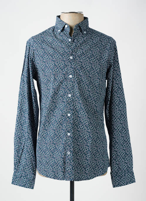 Chemise manches longues bleu CAMBRIDGE pour homme