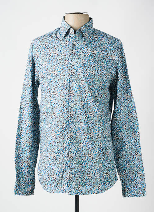 Chemise manches longues bleu CAMBRIDGE pour homme