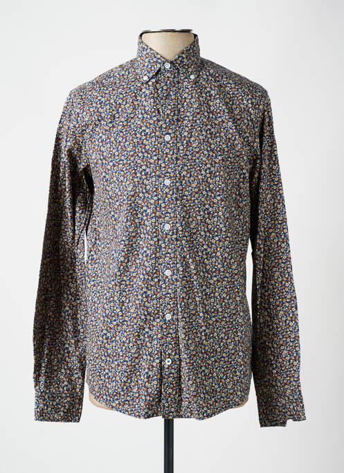 Chemise manches longues bleu CAMBRIDGE pour homme