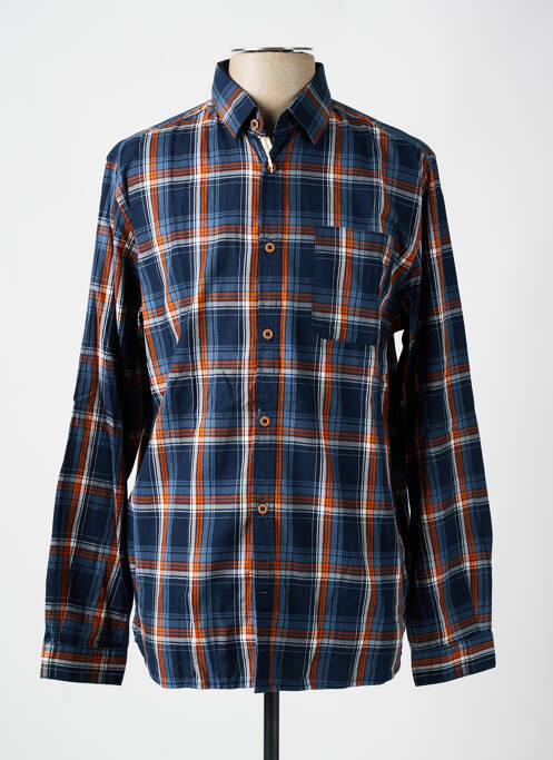 Chemise manches longues bleu TOM TAILOR pour homme