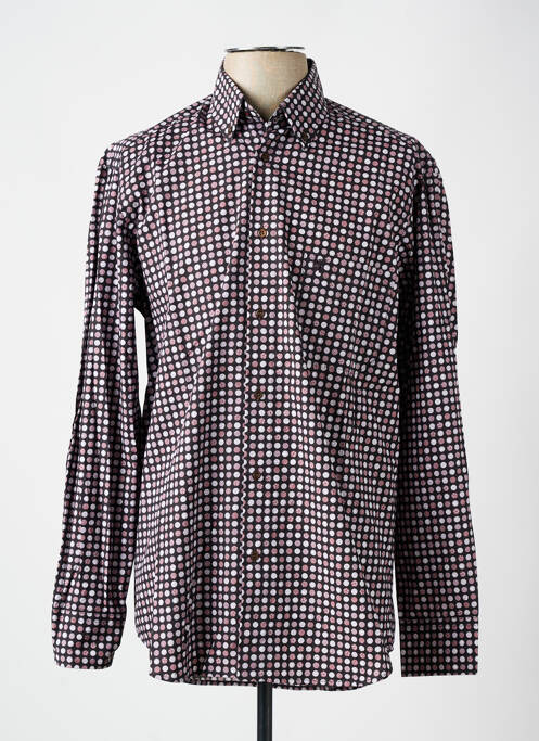 Chemise manches longues marron BANDE ORIGINALE pour homme