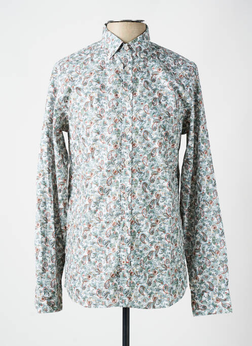 Chemise manches longues vert CAMBRIDGE pour homme