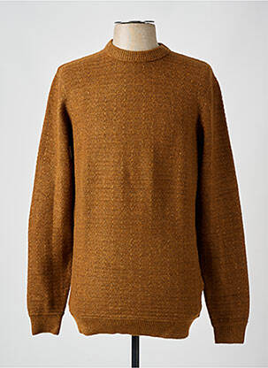 Pull stretch manches longues marron TOM TAILOR homme