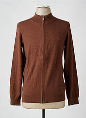 Gilet manches longues marron CAMBRIDGE pour homme seconde vue