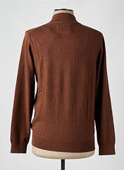 Gilet manches longues marron CAMBRIDGE pour homme seconde vue