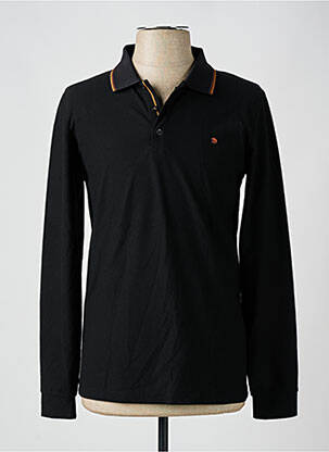 Polo noir BENSON & CHERRY pour homme