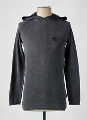 Sweat-shirt à capuche gris DEELUXE74 pour homme seconde vue