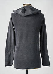 Sweat-shirt à capuche gris DEELUXE74 pour homme seconde vue