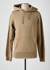 Sweat-shirt à capuche marron JACK & JONES pour homme seconde vue