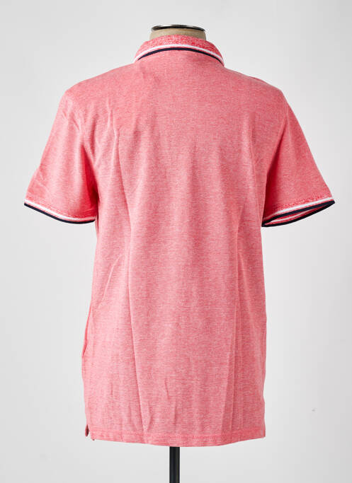 Polo stretch manches courtes rouge TOM TAILOR homme