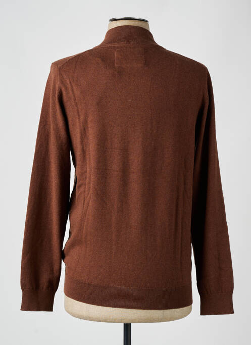 Gilet manches longues marron CAMBRIDGE pour homme