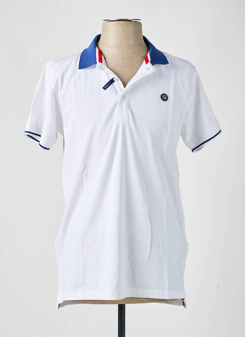 Polo blanc LA SQUADRA pour homme
