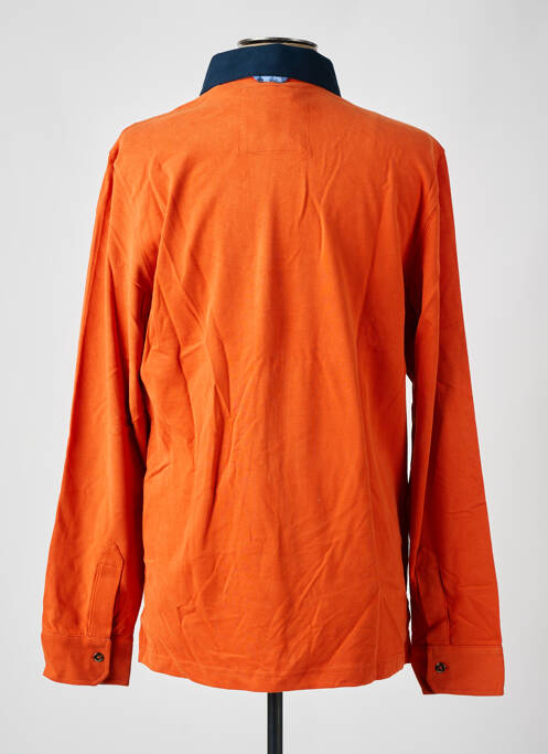 Polo orange LA SQUADRA pour homme