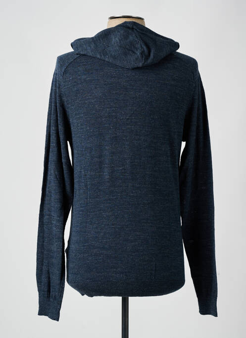 Pull stretch manches longues bleu TOM TAILOR homme