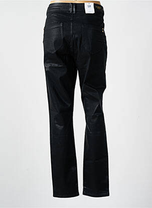 Pantalon slim tissage enduit taille normale noir C'EST BEAU LA VIE femme