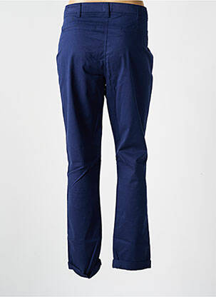 Pantalon chino tissage popeline taille normale bleu C'EST BEAU LA VIE femme